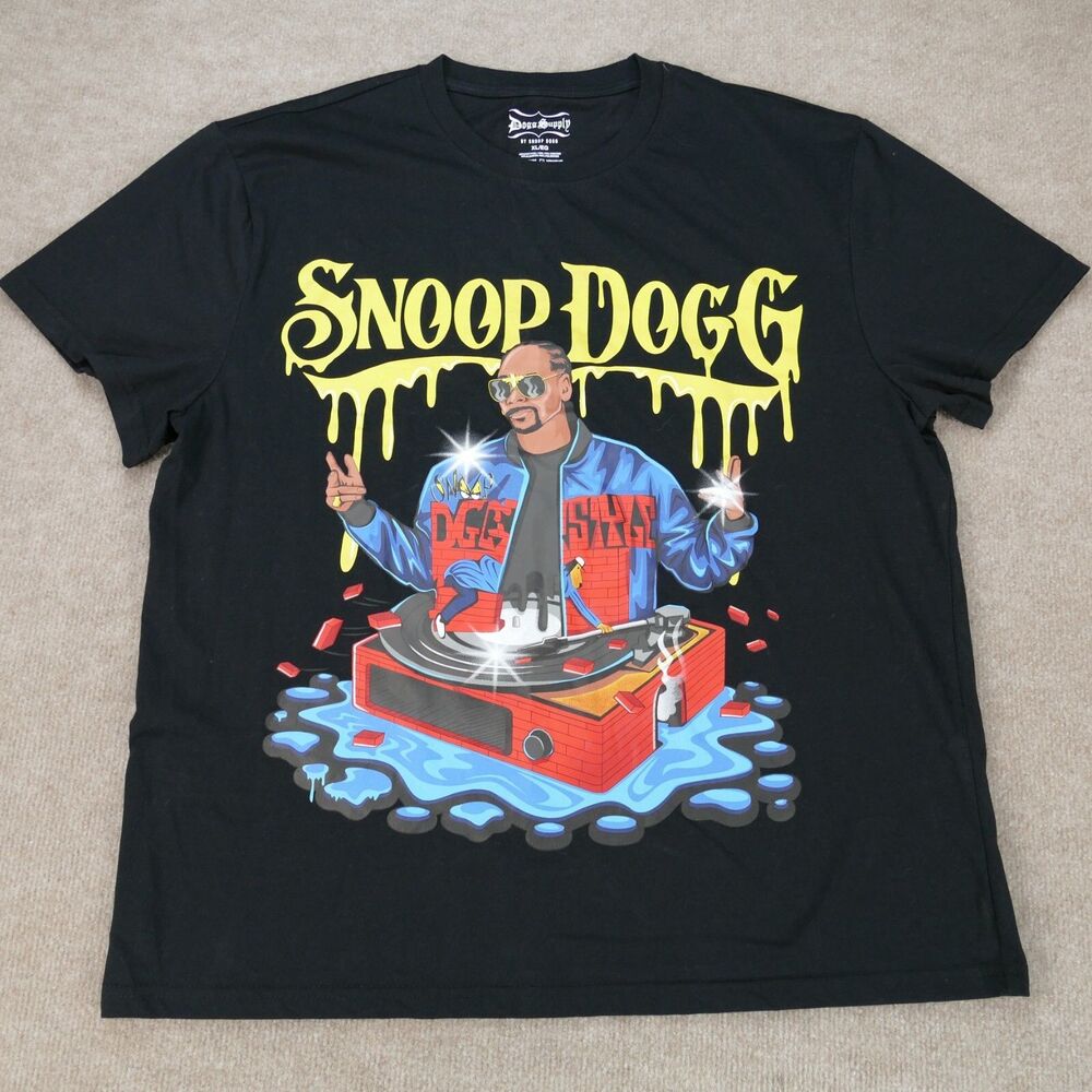 Snoop Dogg T-Shirt Drip Doggy Style Dogg Supply Men's XL Black